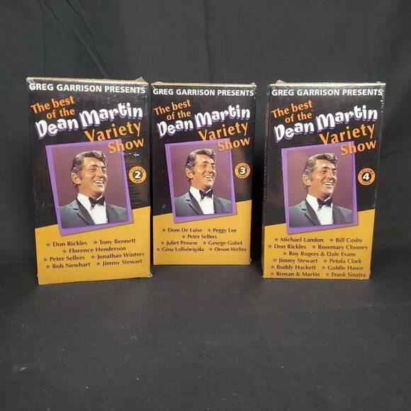 The best of the Dean Martin Variety Show Vol. 2-4 [VHS] Sealed - Picture 1 of 2